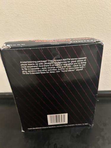 OPTIMUS SCP-79 STEREO CASSETTE TAPE PLAYER NIB - Picture 3 of 4