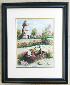 JERRY-LAPOLE-Limited-Edition-Hand-Signed-amp-Numbered-Lithograph-Florida-Beach