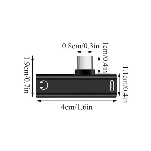 2 in 1 USB C Splitter Type C Male to Dual Type C Female Adapter Converter│ - Zdjęcie 3 z 21