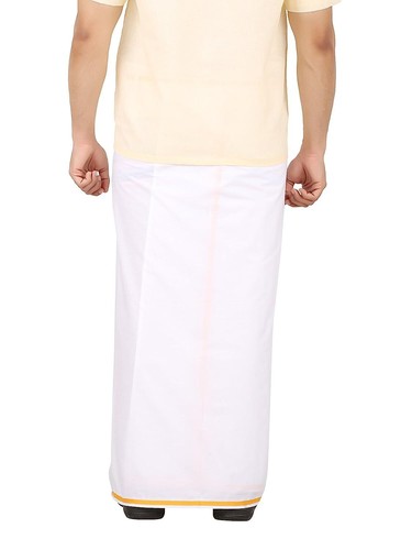 Mens Dhoti Lungi Cotton Dhotis Size 1.30 X2.00 Meter - Picture 7 of 32