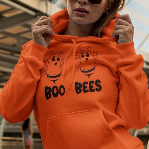 BOO BEES Halloween - Felpa e felpe con cappuccio sexy Boob's Breast divertente - Foto 15 di 17