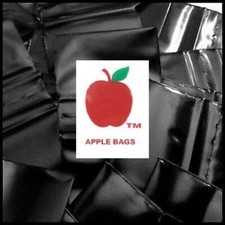 BLACK 1,000 APPLE BRAND BAGGIES 1515  RESEALABLE 1000 plastic 1.5" x 1.5" bags