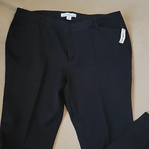 Amazon Essentials Women's Classic Straight-Fit Stretch Twill Black 18 Long - Picture 4 of 5
