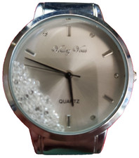 Voulez Vous Women’s Stainless Steel Quartz Bangle Watch White Dial Elegant