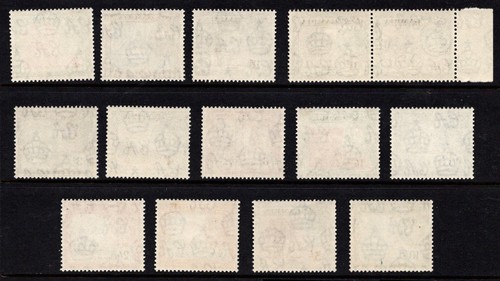 GAMBIA - 1953-9 12 values to 10/- very lightly MM (they look MNH) Cat £85+ - Imagen 2 de 2