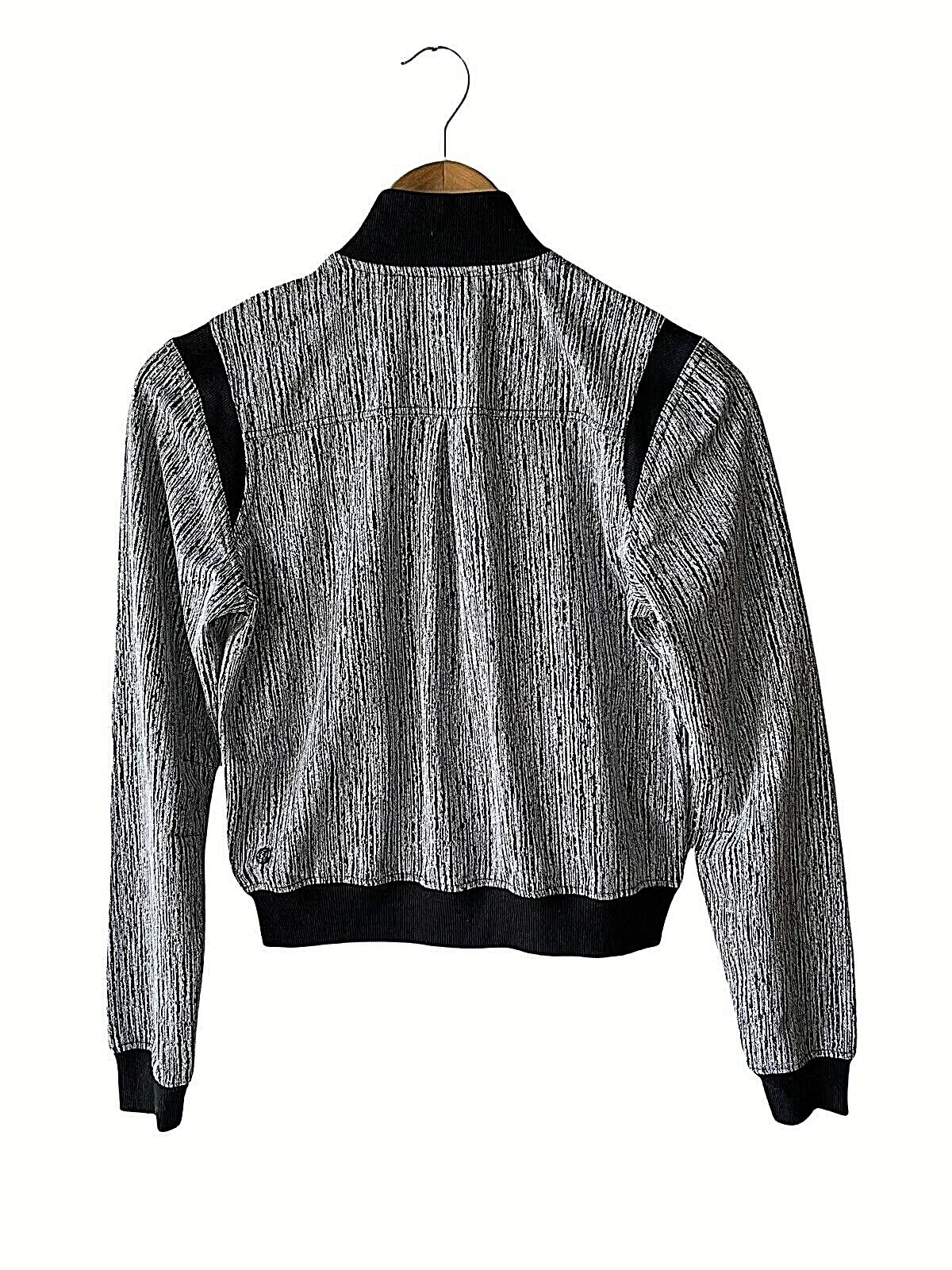 manduka bomber jacquard stretch designer jacket