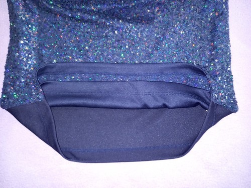 NEW LOOK Party Sleeveless Blue Sparkly Sequin Front Short Bodycon Dress, Size 12 - Picture 12 of 16