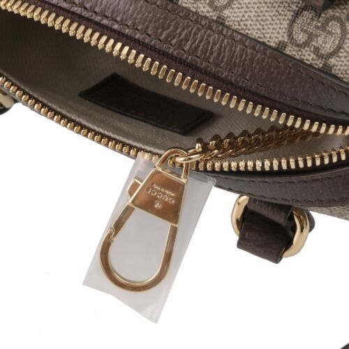 GUCCI Shoulder Bag Women Supper Mini Ophidia Canvas 781490 96IWG 8745 Beige - Picture 8 of 11
