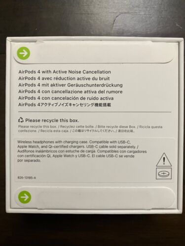 Apple AirPods 4 with Active Noise Cancelation (BRAND NEW FACTORY SEALED IN BOX) - Picture 3 of 14