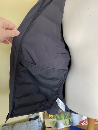 Men's L Fred Perry Insulated Puffer Jacket Black A Decent Bit Of Clobber In VGC - Picture 15 of 16