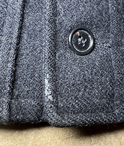 Vintage CC Filson Mackinaw Wool Vest Mens XL (50) Gray Style 20 USA - Picture 7 of 9