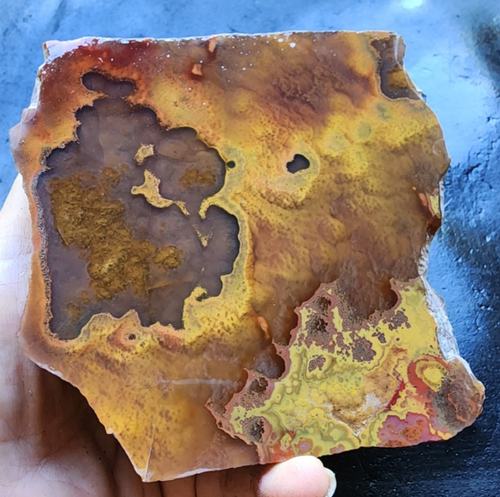 32.76 oz (929 gr) Unique Agate, Unusual Rock, Turkish Agate, Unusual Stone, めのう - Picture 3 of 17