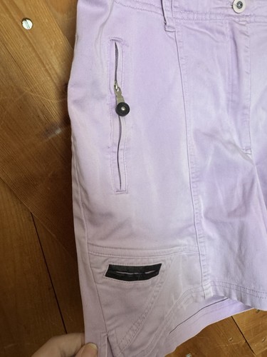 Pantaloncini da golf Jamie Sadock donna taglia 10 viola chiaro/rosa - Foto 6 di 7