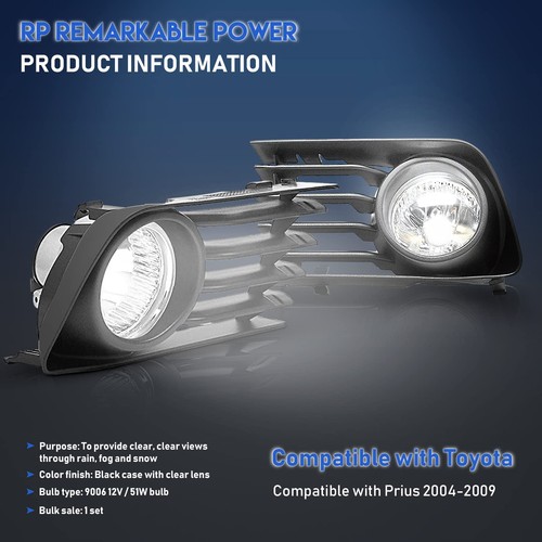 , luz antiniebla apta para 2004 2005 2006 2007 2008 2009 Prius luces de parachoques de conducción... - Imagen 2 de 7