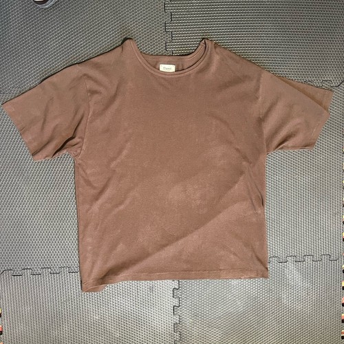 Elwood braunes Kurzarm Freizeithemd Rundhals Herren Gr. XL 100% Bio Baumwolle - Bild 2 von 9