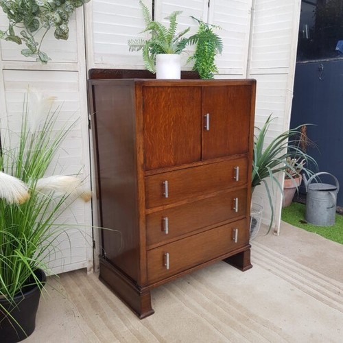 Tallboy – Mid Century – Cupboard – Drawers - Picture 4 of 12