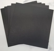 5x KYDEX® Sheets - Black - (12inx12in) (.125 Thickness) Five Pack