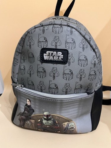 Funko Disney Star Wars The Mandalorian Book of Boba Fett 2022 Mini Backpack New - Picture 2 of 11