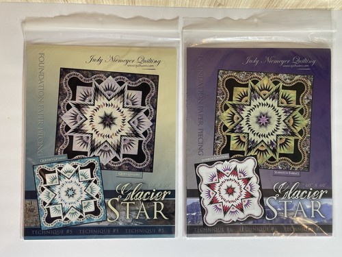 Judy Niemeyer GLACIER STAR Paper Piecing KOMPLETTE Musterbücher 1-7 60" x 60" - Bild 9 von 11