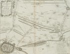 C. DUBOSC (1682-1745), Militärische Karte. Eroberung Douais, 1710, KSt.