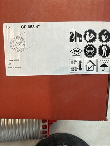 Hilti 2097883 Firestop Speed Sleeve CP 653 4” Firestop Fire Protection Systems - Picture 5 of 5