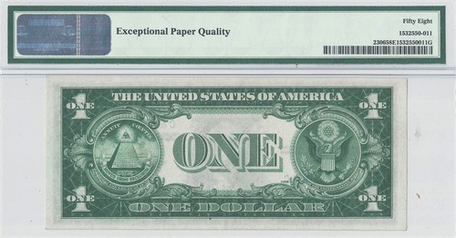 1935-A $1 North Africa Fr-2306 PMG AU-58 EPQ - Picture 3 of 3