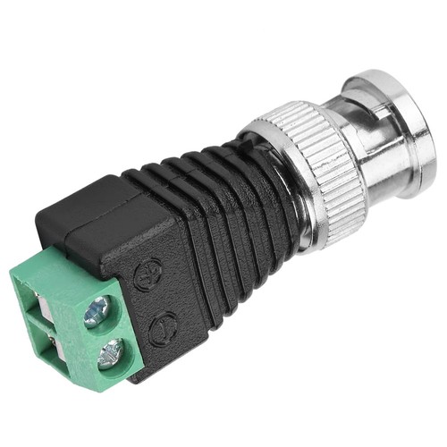 10Pcs Green Coaxial BNC Male Cable Connector Terminal Adapter CCTV Video Balun - Zdjęcie 2 z 12