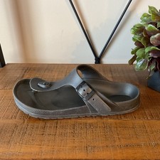 Birkenstock Gizeh EVA Thong Rubber Sandals Women's 36 US 5-5.5 Gray Garden Beach