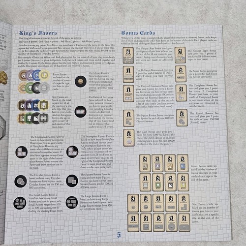 Bezier Games Castles Of Mad King Ludwig Tile Laying Board Game Complete - Picture 20 of 23