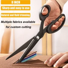 1pc Fabric Scissors Premium Professional 8 Inch Heavy Duty Leather Sewing Shears