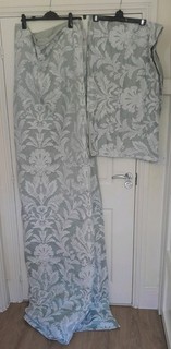 DORMA Sage Green Winchester King Size Duvet Cover & 2 Oxford PiLLOW Cases VGC.