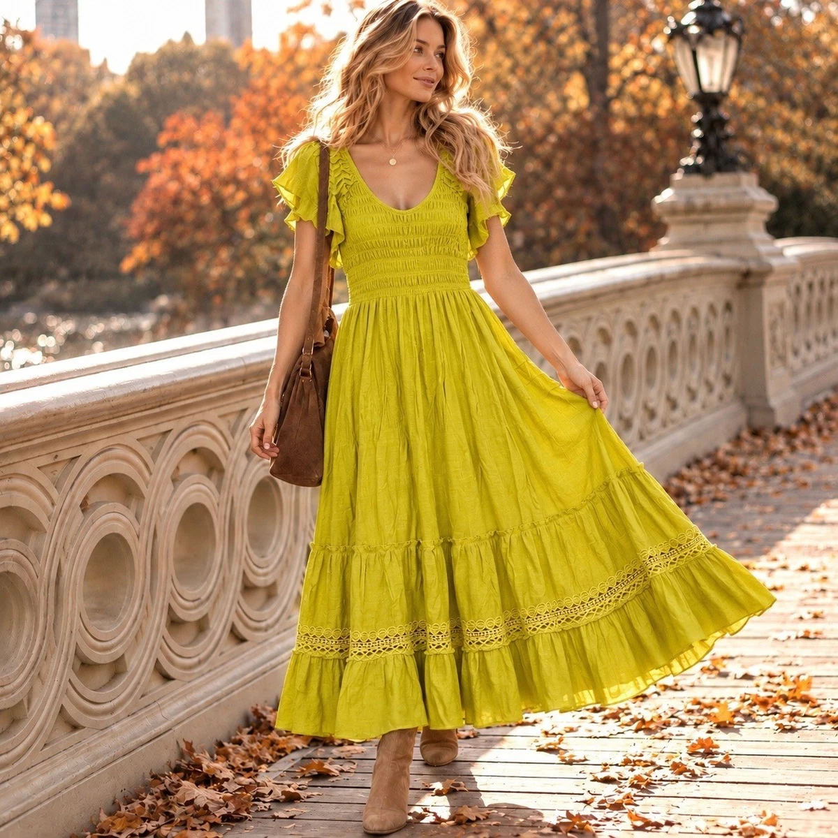 Anthropologie Yellow Dresses for Women for sale