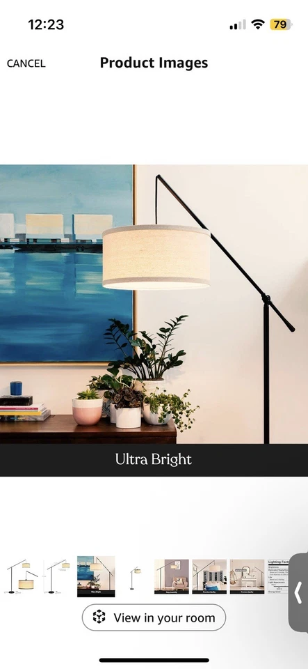 Lámpara de arco contemporánea Brightech Hudson Tech 2 alta Foto 4 de 4