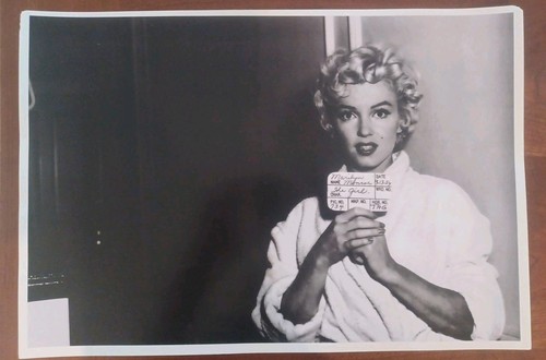 Poster fotografico Marilyn Monroe 13x19 lotto di 4 in bianco e nero - Foto 4 di 7