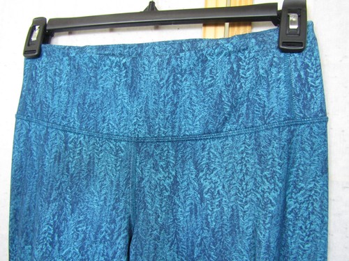 Patagonia Common Threads Blue Leggings Polyester/Elastane Woman's Pants M - Picture 2 of 4