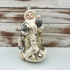 Santa w/ Woodland Animals Blown Glass Christmas Ornament Robert Stanley