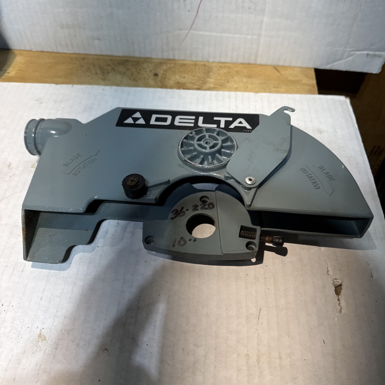 Upper Guard   Model #36-220 Parts For Restoration  (shelf)
