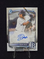 2025 Bowman Draft - Chrome Prospect Autographs Dean Moss #CPA-DM (AU, RC)