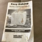Welbilt Bread Machine Maker Recipe And Instruction Manual OEM welbilt abm4100t