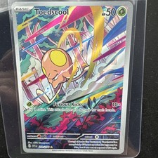 Pokémon Toedscool Scarlet & Violet Card 201/198 Illustration Rare TCG