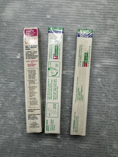 LOTTO/3 MANICI BUTLER PROXABRUSH VINTAGE G.U.M. 605 - Foto 5 di 7