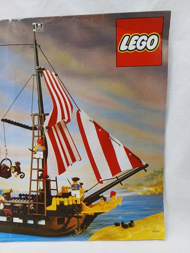 LEGO 6285 Black Seas Barracuda Instruction Book Manual Only 1989 - Picture 3 of 10