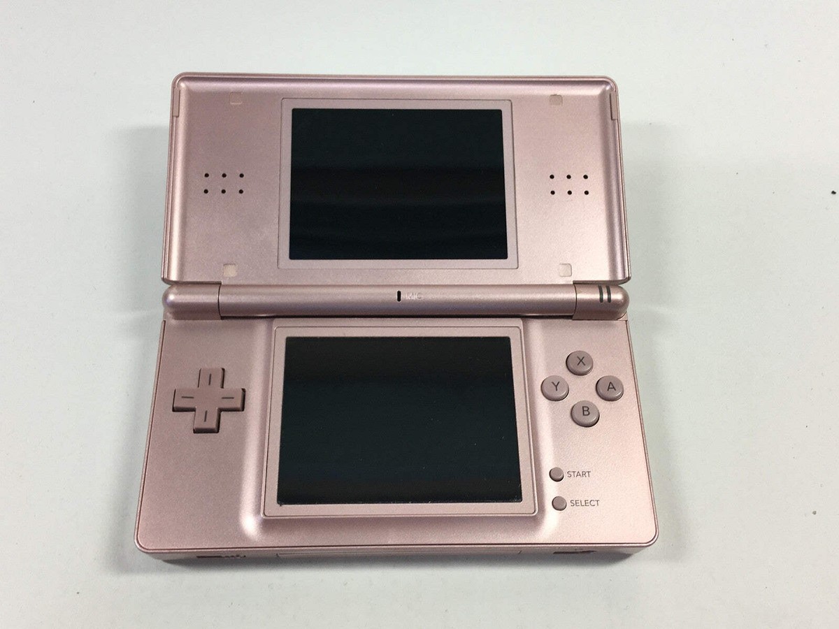 任天堂DS Lite LG3194 Plz Read Item Condi Nintendo DS Lite Metallic Rose