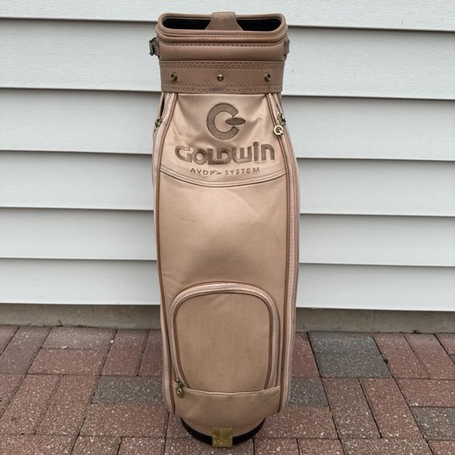 Goldwin AVDP System Staff Cart Golf Bag Rose Gold 6 Way Dividers With Raincover - Picture 13 of 17