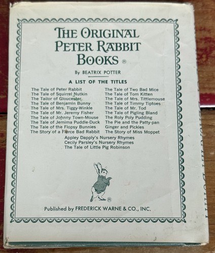 Vintage 1932The Tale of Benjamin Bunny by Beatrix Potter HC/DJ 5th PrintingVGood - Picture 6 of 13