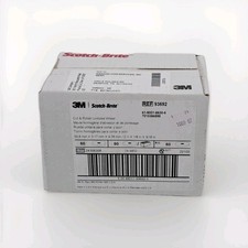 (60) 3M Scotch-Brite Cut and Polish Unitized Wheel 2” x 1/8" x 3/16" 7A Medium