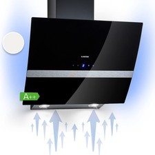 Clara 60cm Angled Extractor Fan for Kitchens Exhaust Hood w/Dishwasher Safe