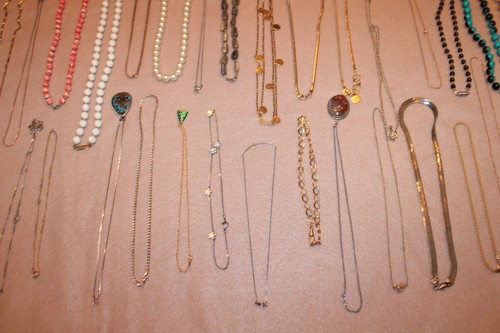 Vintage/Mod Costume Jewelry NECKLACE Lot - No Damage - Picture 15 of 18