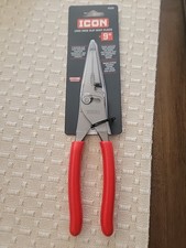 NEW! ICON 9" Long Needle Nose Slip Joint Adjustable Pliers 70612 