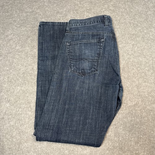 LUCKY BRAND Men's Size 34x34 121 Heritage Slim Fit Distressed Button Fly Jeans - Picture 2 of 15